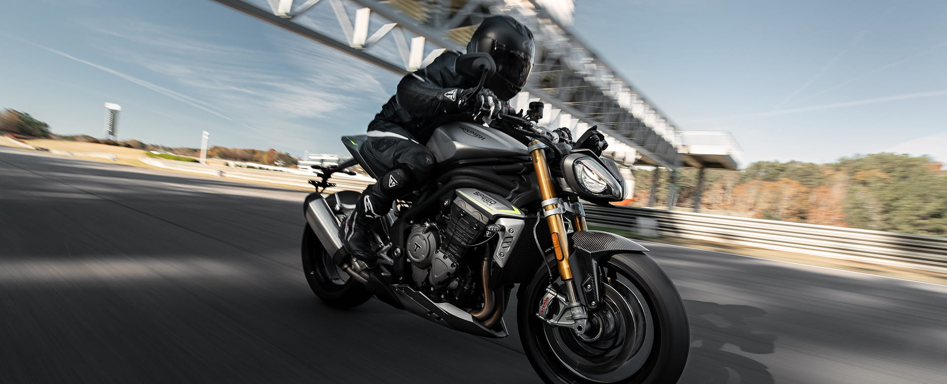 Triumph speed top triple motorcycle
